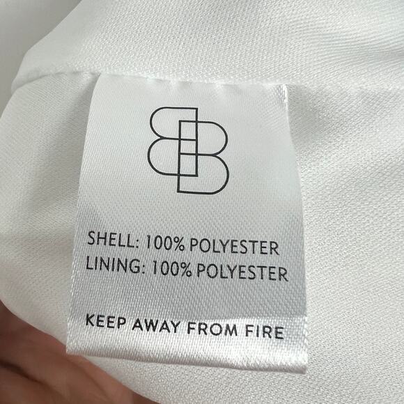 Baltic Born Womens 1X Olivia Maxi Boho Wedding White Formal Bump Friendly Dress - Picture 8 of 12